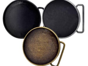 WHOLESALE Custom Blank Round BELT BUCKLE 1164