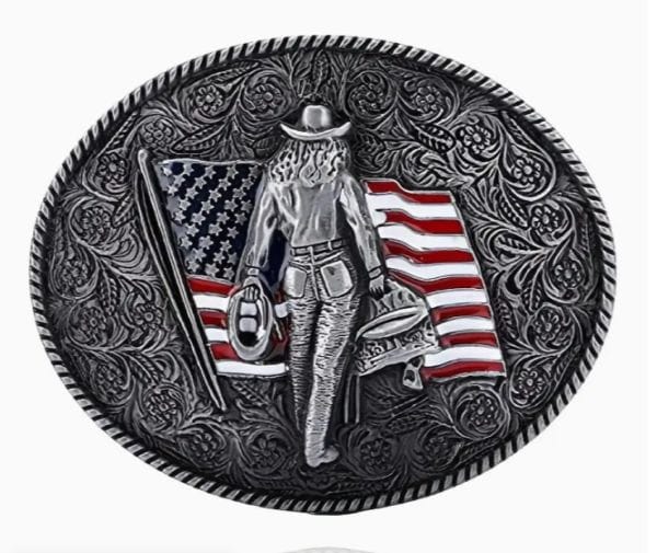 American Cowgirl Belt Buckle Wholesale 1808