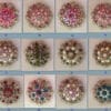 12 Wholesale Western Rhinestone Berry Conchos CH128