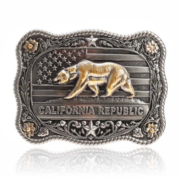 Wholesale California Republic Belt Buckle 1398