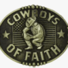Wholesale Cowboy Of Faith Belt Buckle for men 1802