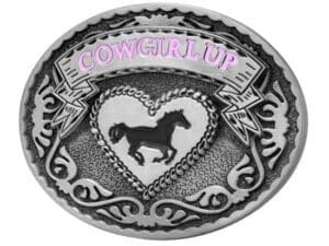 Cowgirl Up Western Rodeo Belt Buckle Wholesale 1257