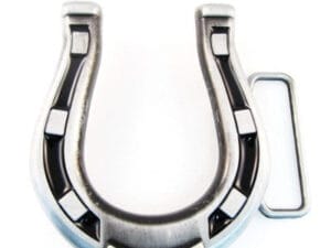 HORSE shoe belt buckle cowboy western