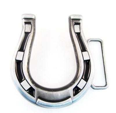 HORSE shoe belt buckle cowboy western