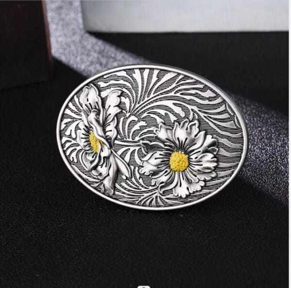 Wholesale Flora Belt Buckle for Woman 1793