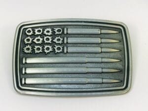 Wholesale Bullet Flag Belt Buckle for men 1788ATS