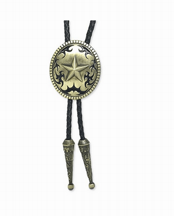 Western Cowboy Texas Long Star Bolo Tie Wholesale BT013
