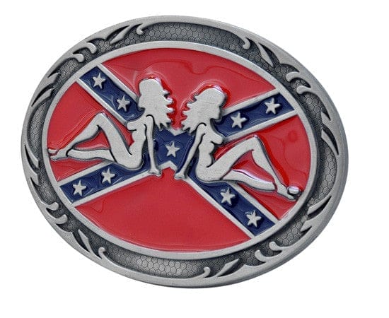 MUDFLAP_GIRL_Rebel_Flag_Belt_Buckle_Southern_Pride_b5d16f3c-d712-4e6f-858d-e0fb204169f4 Belt Buckle 1276
