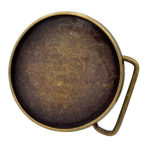 WHOLESALE Custom Blank Round BELT BUCKLE 1164
