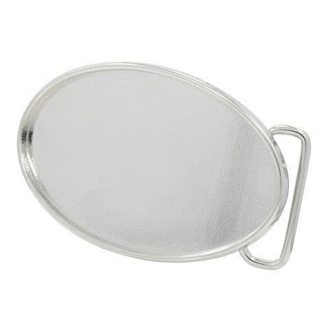 Custom Blank Oval BELT BUCKLE 1163
