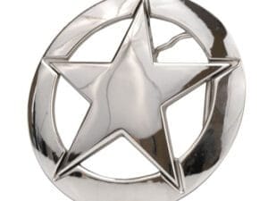 blt-167N_-_Copy High Polish Nickle Deputy Ranger Star Badge Belt Buckle 1167