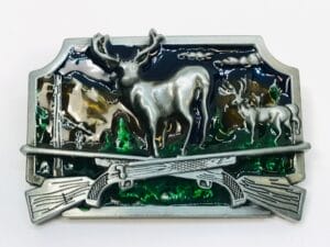 Bow Hunting Belt Buckle 1776B