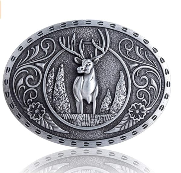 bowhuntingbeltbuckles Deer Belt Buckle 1778ATS
