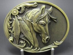 Wholesale Bronze Rodeo Country Western Horse Belt Buckle 1648BNZ