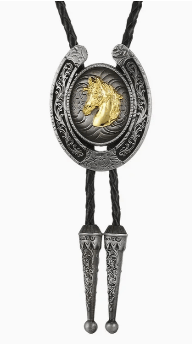 Western Cowboy Horse Bolo tie Wholesale BT079