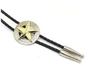 Western Cowboy Bolo Tie Rodeo Necktie Leather Western Texas Longhorn Leather