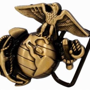 BRONZE Marine Corps Eagle Globe Belt Buckle 1300BNZ