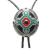 Western Cowboy Native American Indian Art Bolo Tie BT002
