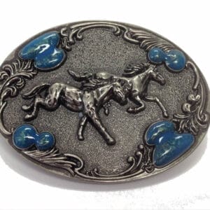 Wholesale Western Jumping Horses Belt Buckle 1630