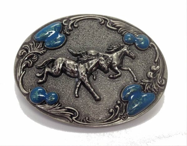 Wholesale Western Jumping Horses Belt Buckle 1630