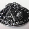 BLACK Enamel Sons of Anarchy Reaper Belt Buckle Wholesale 1002BK