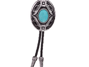 Turquoise American Western Cowboy Bolo Tie  BT0018