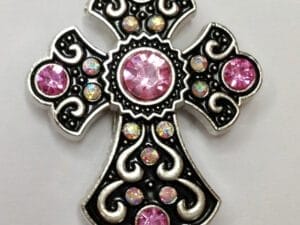 12 Wholesale Western Rodeo Cowgirl Rhinestone Cross Conchos CH166FU