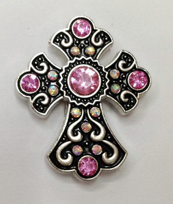 12 Wholesale Western Rodeo Cowgirl Rhinestone Cross Conchos CH166FU