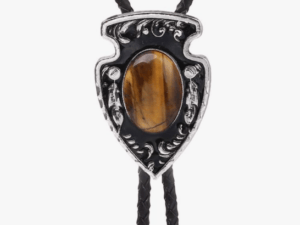 Western Cowboy Bolo Tie Rodeo Necktie Leather Western BT123TG