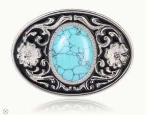 Wholesale Nature Stone Turquoise Belt Buckle 1365TQU