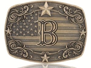 Wholesale A-Z Initial Belt Buckle 1369