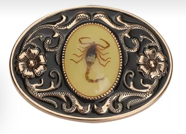 Real Scorpion Belt Buckle